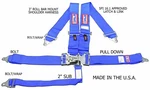 Rjs Racing Sfi 16.1 5PT Latch & Link Harness Belt Roll Bar Mount Blue 1127803 New. Price: $114.99.