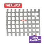 Racequip 725065RQP, One Platinum Polypropylene Ribbon Window Net Sfi New. Price: $66.54.