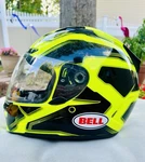 Bell Vortex Manifest Full Face Helmet/lime Green & Black/clear Visor/size Large Pre-owned. Price: $159.95.