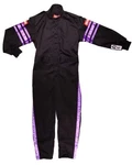 Racequip 1950596RQP PRO-1 Driving Suit Sfi 3.2A/1 Black/purple Stripe Youth Xl New. Price: $124.95.