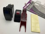 Dorman 84944 Clear Glow Rocker Switch, 20 Amp, With Red & Blue Covers New. Price: $11.69.