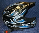 Bell Exodus Limited Edition Tribal Adult Motorcross T-40, Large 56-59CM, 1040G. Pre-owned. Price: $45.00.