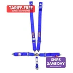 Rjs Safety 1034103, Kit Blue 5 Pt Harness System Q/r Roll Bar 2IN Performan New. Price: $258.98.