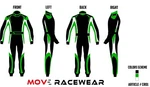 Move Extra-light MR-83 Sfi 3.2A/5 Double Layer Track Auto Racing Suit Green New. Price: $249.99.