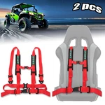 Pair Red Universal 2" 4-POINT Harness Sport Safety Seat Belt For Racing Car New. Price: $75.99.