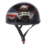 Biker's Choice Skid Lid Original Freedom Eagle Helmet - Black Xl 649534 New. Price: $76.36.