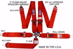 Rjs Racing Sfi 16.1 Cam Lock 5 Point Seat Belt Harness Floor Mount Red 1034904 New. Price: $189.19.