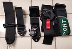 Bestzheyu Black 5-POINT Racing Safety Harness Set Sfi With Ultra Comfort Heavy D New. Price: $64.99.