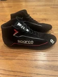 Sparco Slalom + Black Driving Racing Shoes 6.5 39 Fia Boot Road Used. Price: $75.00.