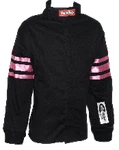 Racequip 1960895 Black Racing Jacket - Kids Single Layer Large Pink Trim New. Price: $84.95.