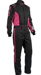 K1 Racegear Challenger Racing Suit Kid Nascar Youth 7XS Sfi 3.2A/1 Black/pink Used. Price: $120.00.