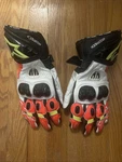 Alpinestars Gp Pro R2 Red Fluo Orange Leather Motorcycle Race Gloves New. Price: $175.00.
