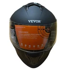 Vevor Medium Full Face Motorcycle Helmet For Motor-bike Dot Black & Clear W/ Bag New. Price: $39.09.