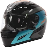 Thh TS-80 Vision Full Face Helmet Black/cyan/orange Dot ; Ece 22-05 New. Price: $39.97.