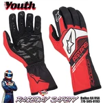 Alpinestars Youth TECH-1 Race V2 Corporate Kart Gloves Red/black New. Price: $40.95.