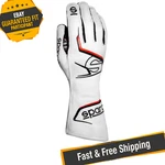 Sparco 00131411BINR Arrow Series White / Black Flame-retardant Gloves New. Price: $239.00.