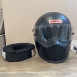 Simpson Bandit Racing Helmet Size Large Black Pre-owned. Price: $200.00.
