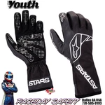 Alpinestars Youth TECH-1 Race V2 One Vision Kart Gloves Black/tar Gray New. Price: $47.99.