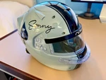 F1 Sonny Hayes Helmet( Brad Pitt) Amc Exclusive Popcorn Bucket Never Used!. Price: $132.00.