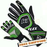 K1 Racegear 23-FLX-NFV-XL X-large Black/green Nomex Flex Driving Gloves New. Price: $122.26.