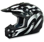 Afx FX-17 Flag Mx Offroad Helmet Freedom Stealth Md New. Price: $28.98.