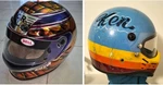 Helmet F1 Pair Bell Vortex 95 And Simpson RX1 Snell 1975. Usato. Price: $2552.66.