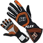 K1 Racegear 23-FLX-NO-XL Flex Racing Gloves Made W/ Nomex Black/orange, X-large New. Price: $145.44.