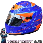 G-force Rookie Graphics Sfi Youth Racing Helmet Blue/orange New. Price: $249.95.