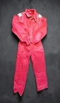 Ultra Shield Red Race Suit Jr Sz M New. Price: $22.00.