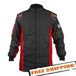K1 Racegear 21-SPT-NR-2XL 2X-LARGE Black/red Nomex Sportsman Driving Jacket New. Price: $295.00.