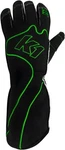 Race Gear Karting Gloves Black Green Size Reverse Stitch K113-RS1-V-M New. Price: $49.98.
