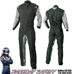 K1 Racegear GK2 Youth Kart Racing Suit Black/gray/green Size 3X-SMALL New. Price: $159.99.