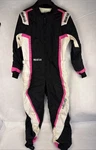 Sparco Kerb Race Suit Go-kart Size M Ladies Black Pink Pre-owned. Price: $199.99.