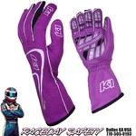 Racegear Track Nomex Racing Gloves Sfi 3.3/5 Purple Kids & Adult Sizes New. Price: $95.98.