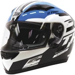 Thh TS-80 Impulse Full Face Helmet Black/white/cyan Sz Xl New. Price: $49.97.