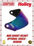 Simpson Motorcycle Helmet Replacement Shield Iridium Color - Mod Bandit Mbise New. Price: $97.35.