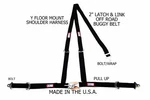 Rjs Racing Pt Latch & Link Floor Mount Harness Buggy Belt Black 51531 New. Price: $95.65.