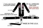 Rjs Sfi 16.1 Universal 5PT Cam Lock Racing Harness Belt Black & All Hw New. Price: $167.99.