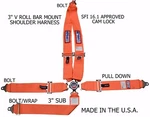 Rjs Sfi 16.1 Cam Lock Pt V Roll Bar Mount Bolt In Harness Belt Orange 1030105 New. Price: $176.99.