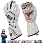 K1 Racegear Flex Auto Racing Gloves White Sfi 3.2A/5 New. Price: $115.99.