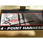 Aces Racing Point Harness Black Removable Sternum Strap E4 Certified New. Price: $58.80.