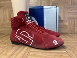 Rare Sz 14 - Sparco Slalom Motor Racing Shoes Men Rosso Red Leather Fia 48 Used. Price: $199.99.